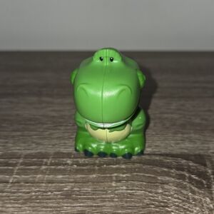 Fisher Price Little People Disney Toy Story Rex Green Dinosaur 2.5" Figure Toy.